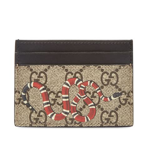 gucci card case mens replica|gucci snake cardholder.